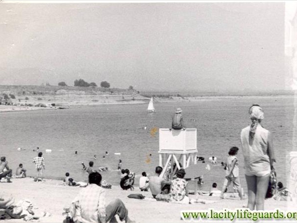 Hansen Dam swim beach 1952